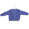 Piupiuchick Purple Terry Rectangle Pattern Light Sweatshirt - Size 6Y - Bounce Mkt
