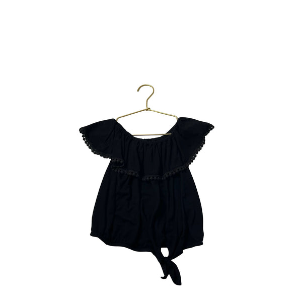 Pixie Lane Black Off - Shoulder Shirt - Size 7 - Bounce Mkt