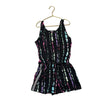 Pixie Lane Black & Pastel Tie - Dye Romper - Size 11/12 - Bounce Mkt