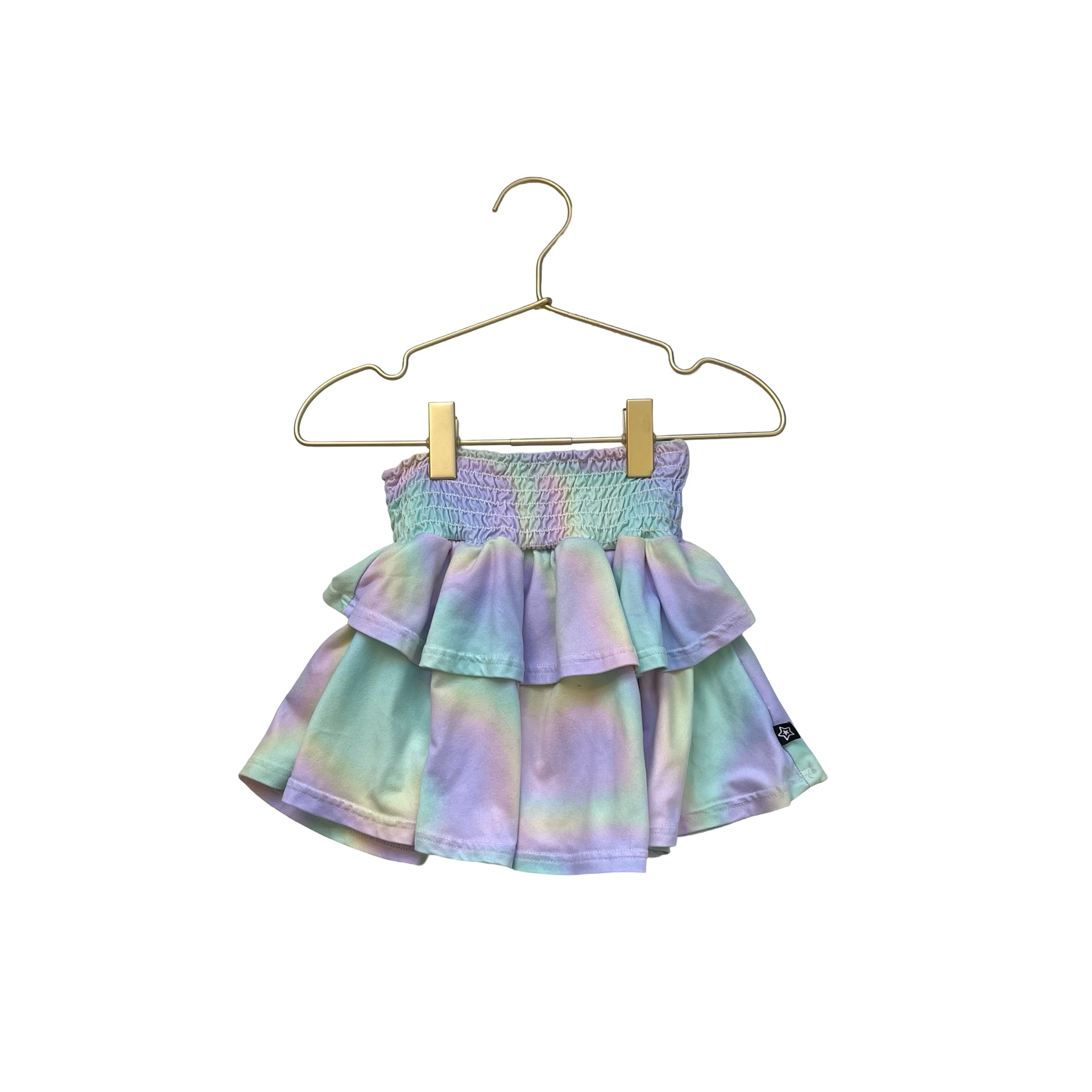 Pixie Lane Pastel Tie - Dye Ruffle Skirt - Size 3 - Bounce Mkt