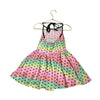 Pixie Lane Pink, Green, Yellow Ombre Star Halter Dress - Size 4 - Bounce Mkt