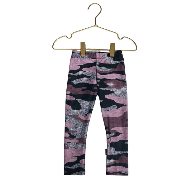 Pixie Lane Pink, Mauve, Gray & Black Camo Leggings - Size 12 - 18 Months - Bounce Mkt