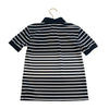 Polo Ralph Lauren Black & Ivory Stripe Lightweight Polo Shirt - Size S (8) - Bounce Mkt