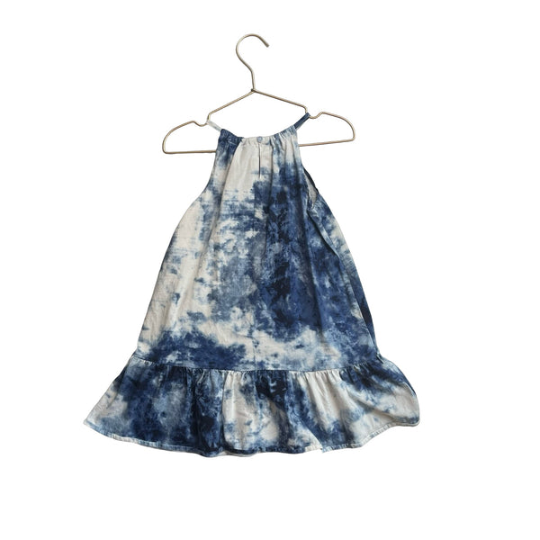 Polo Ralph Lauren Blue & White Tie - Dye Dress - Size 6 - Bounce Mkt