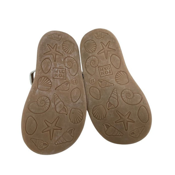 Pom D'Api White Ice Cream Cone Sandals - Size 23 (7) - Bounce Mkt