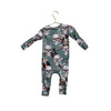 Posh Peanut Green Music & Skeleton Print One - Piece - Size 12 - 18 Mo - Bounce Mkt