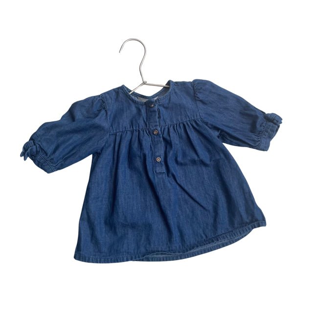 Primark Chambray 3/4 Sleeve Top - Size 12-18 Mo - Bounce Mkt