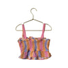 Primark Pink, Lavender, Coral Tie - Dye Smocked Top - Size 7 - 8 - Bounce Mkt