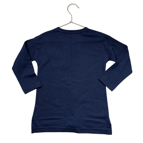 Primary Navy & Red Heart Pocket Shirt with Tags - Size 4 - 5 - Bounce Mkt