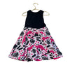 Princess Awesome Black, White & Hot Pink Dino Sleeveless Dress - Size 5 - Bounce Mkt
