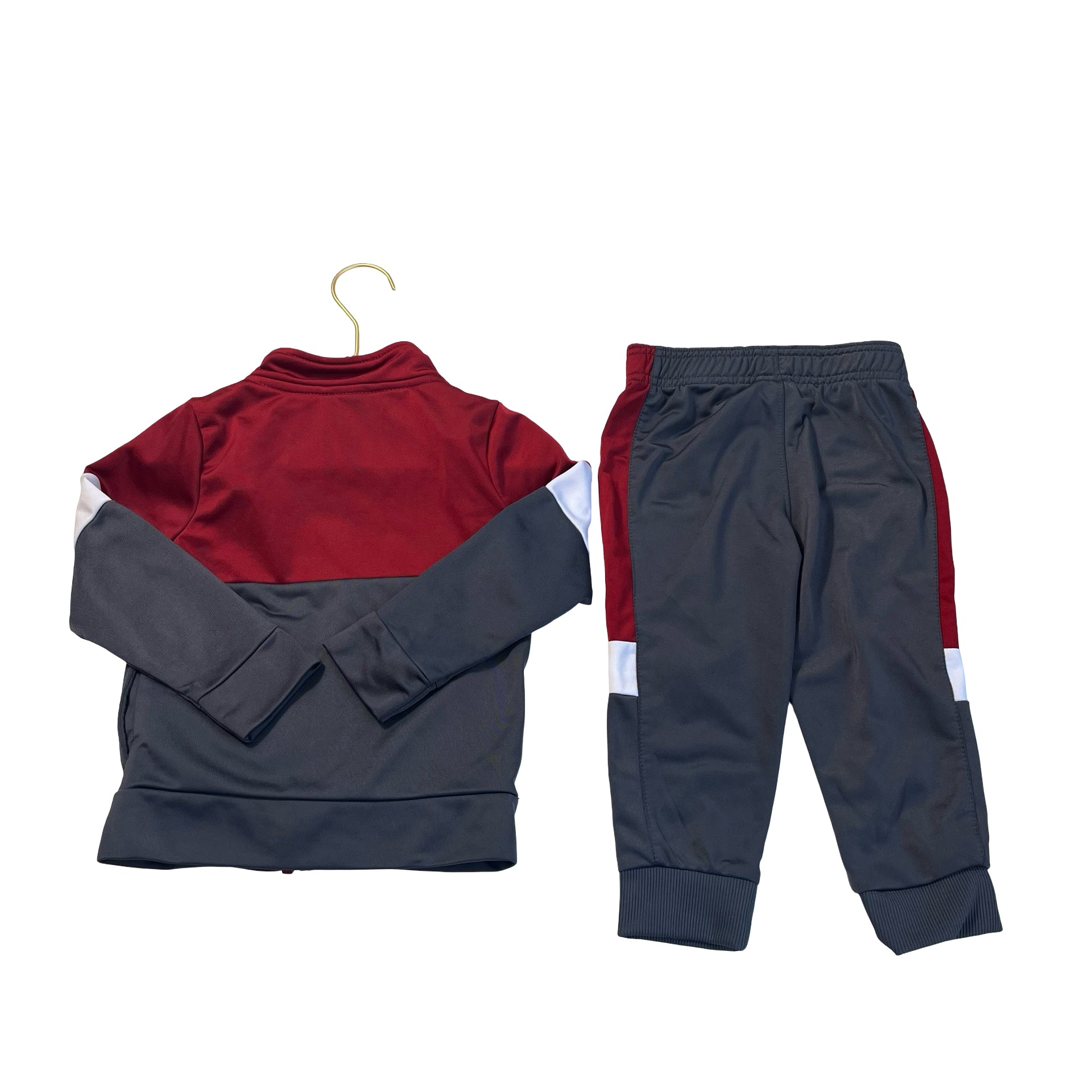 Puma Gray & Burgundy Track Suit Set - Size 2T - Bounce Mkt