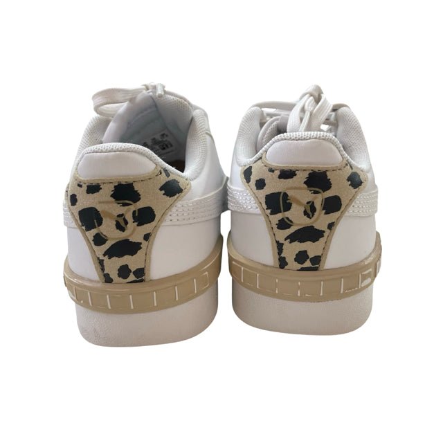 Puma White & Leopard Accent Sneakers - Size 11 - Bounce Mkt