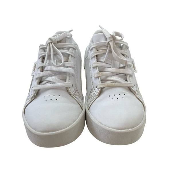 Puma White & Leopard Accent Sneakers - Size 11 - Bounce Mkt