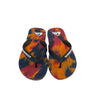 Quiksilver Orange & Black Flip Flops - Size 13/1 - Bounce Mkt