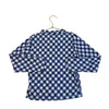 Rachel Riley White & Navy Plaid Print Polo Shirt - Size 10Y - Bounce Mkt