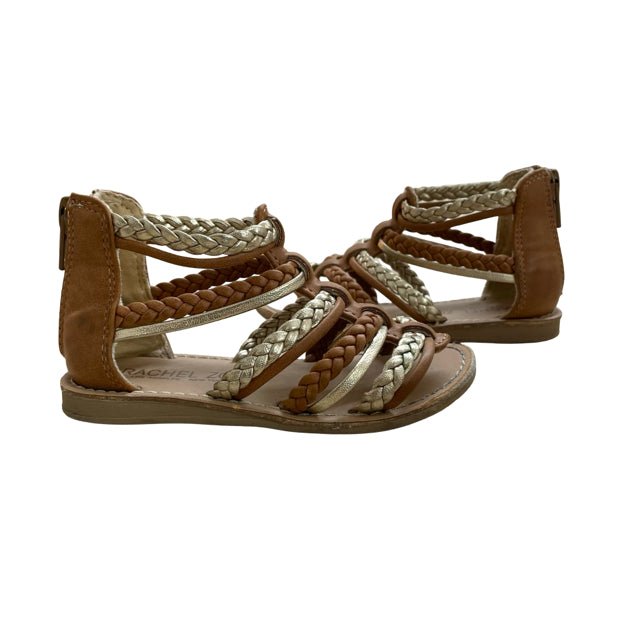 Rachel Zoe Brown & Gold Sandals - Size 7 - Bounce Mkt