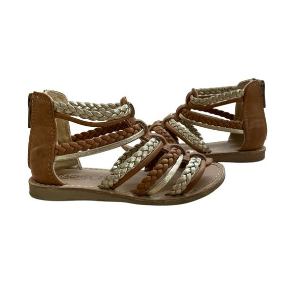 Rachel Zoe Brown & Gold Sandals - Size 7 - Bounce Mkt