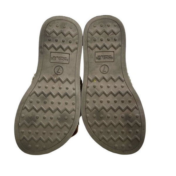 Rachel Zoe Brown & Gold Sandals - Size 7 - Bounce Mkt