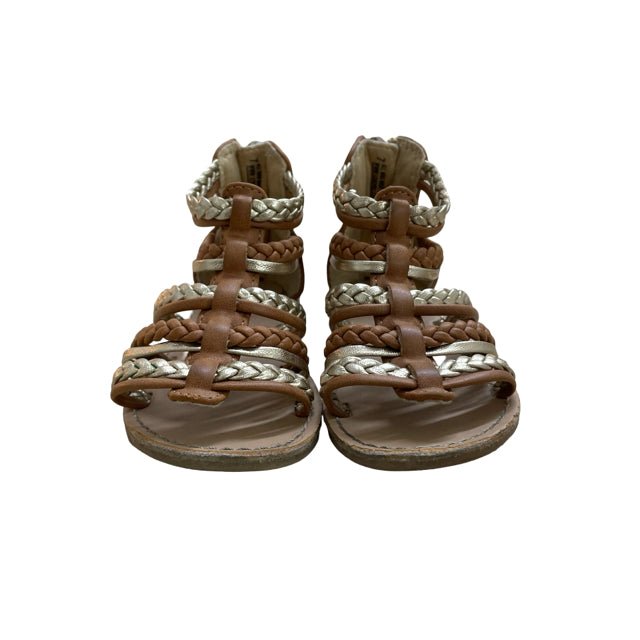 Rachel Zoe Brown & Gold Sandals - Size 7 - Bounce Mkt