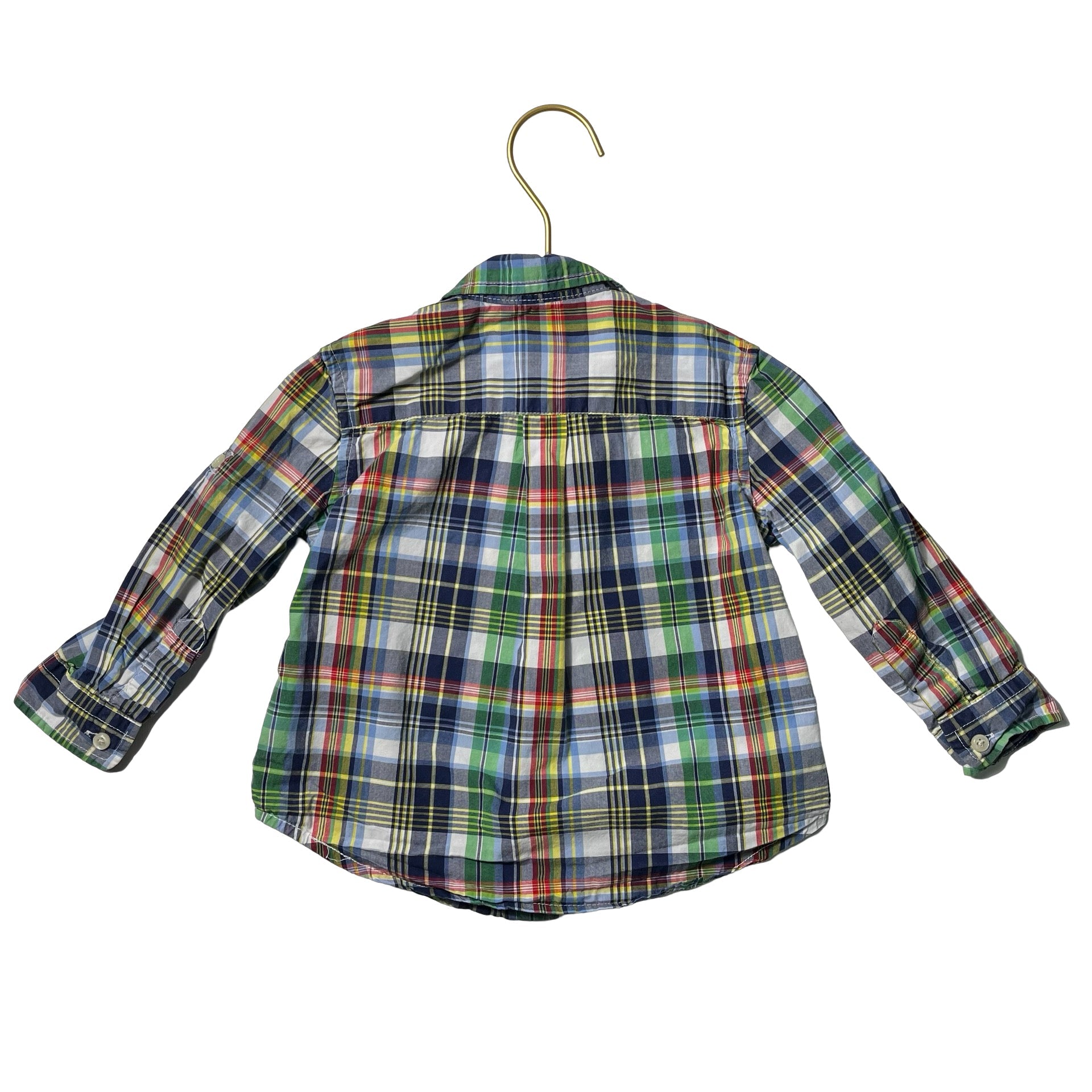 Ralph Lauren Multi - Color Plaid Button Down Shirt - Size 18 Months - Bounce Mkt
