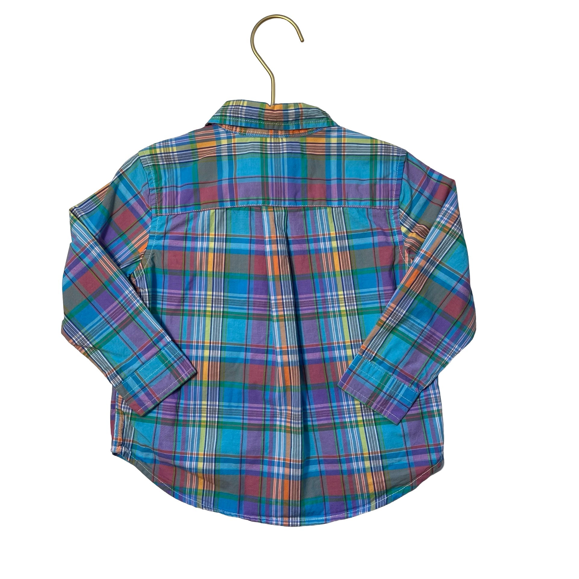 Ralph Lauren Multi - Color Plaid Button Down - Size 24 Mo - Bounce Mkt
