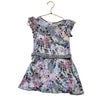 Random Hearts Gray, Black & Pink Tie Dye Sleeveless Dress - Size 3 - Bounce Mkt