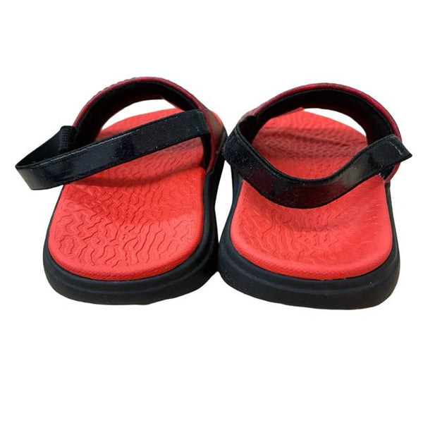 Reebok Red & Black Slide Sandals - Size 7 - Bounce Mkt