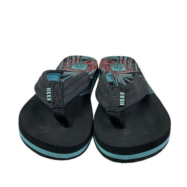 Reef Black & Teal Flip Flops - Size 7/8 - Bounce Mkt