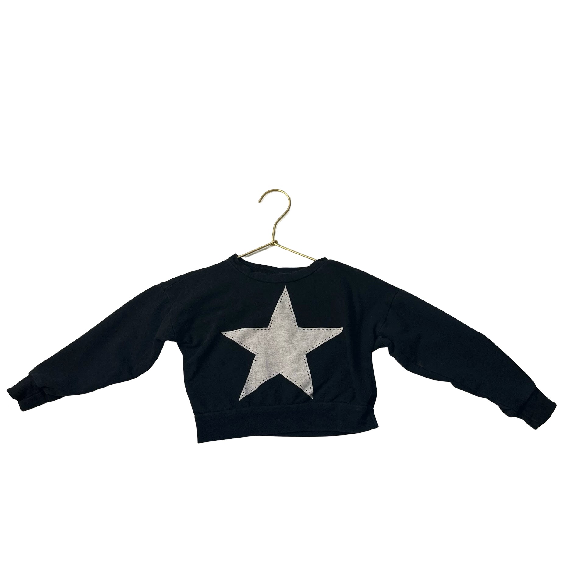 Revelation Black & Ivory Star Long Sleeve Shirt - Size 4 - Bounce Mkt