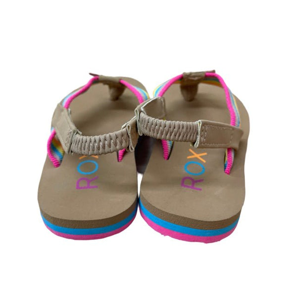 Roxy Rainbow Strap Flip Flops - Size 4 Estimated - Bounce Mkt