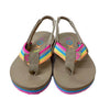 Roxy Rainbow Strap Flip Flops - Size 4 Estimated - Bounce Mkt