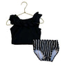 Ruffle Butts Black & White Tankini Swim Suit - Size 3T - Bounce Mkt
