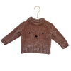 Rylee & Cru Brown Chenille Bear Sweater - Size 6 - 12 Mo - Bounce Mkt
