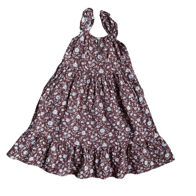 Rylee & Cru Brown Floral Dress - Size 2-3 - Bounce Mkt