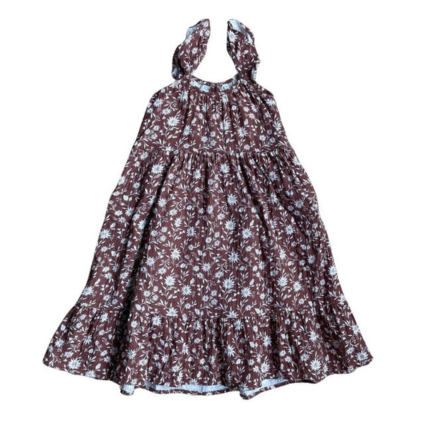 Rylee & Cru Brown Floral Dress - Size 2-3 - Bounce Mkt