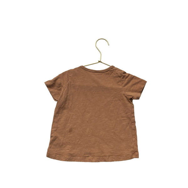 Rylee & Cru Brown Palm Tree & Rainbow Graphic Tee - Size 12 - 18 Mo - Bounce Mkt