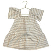 Rylee & Cru Ivory & Tan Striped Dress - Size 4 - 5Y - Bounce Mkt