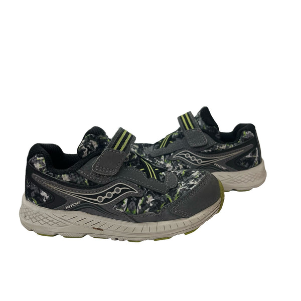 Saucony Gray & Lime Sneakers - Size 9W - Bounce Mkt