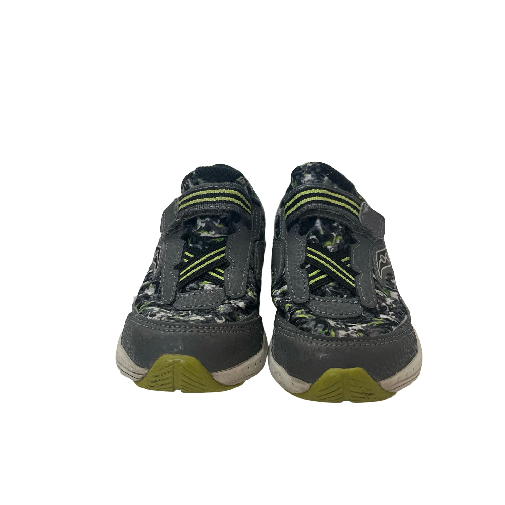 Saucony Gray & Lime Sneakers - Size 9W - Bounce Mkt