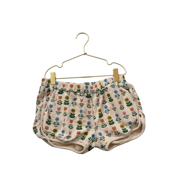 Siaomimi Tan Flower Print Shorts - Size 14Y - Bounce Mkt