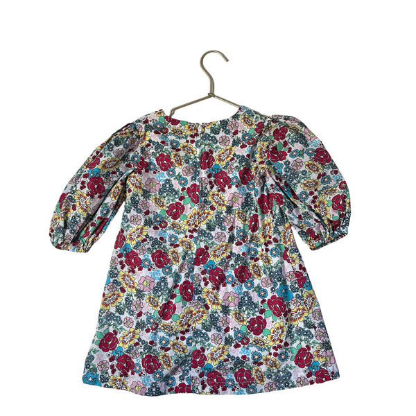 Something Navy Tropical Flower Print Dress - Size 4 - Bounce Mkt