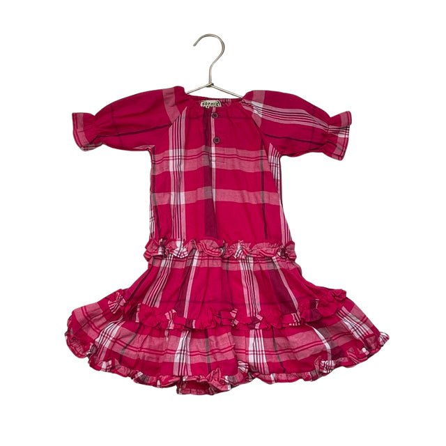 Sophie Catalou Pink Plaid Dress - Size 12-18 Months - Bounce Mkt