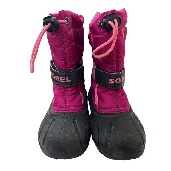 Sorel Pink& Black Winter Boots - Size 10 - Bounce Mkt