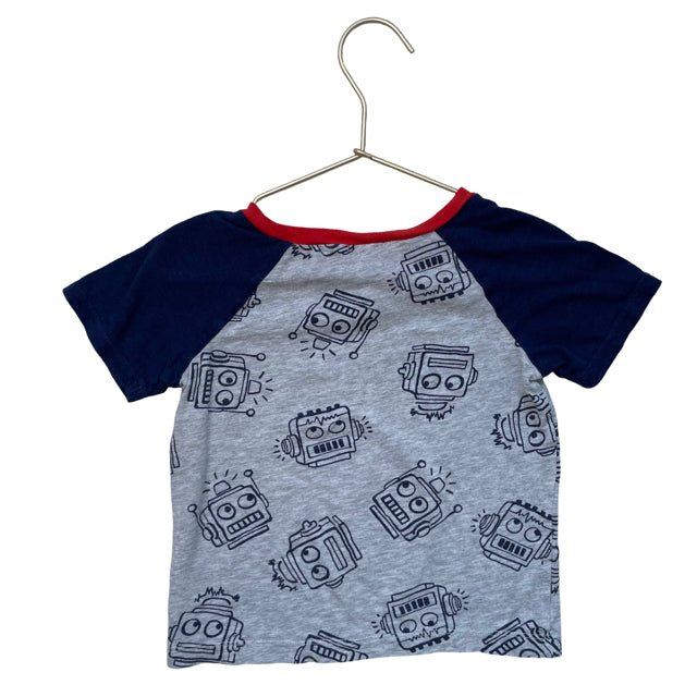 Splendid Gray & Navy Robot Tee - Size 4T - Bounce Mkt