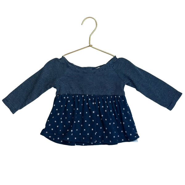 Splendid Navy Striped & Star Shirt - Size 12 - 18 Mo - Bounce Mkt