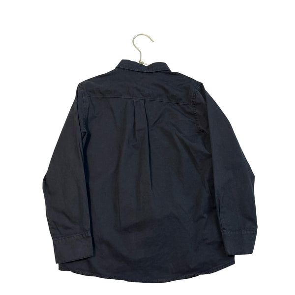 Spring & Gege Black Button Down Shirt - Size S (est 7) - Bounce Mkt