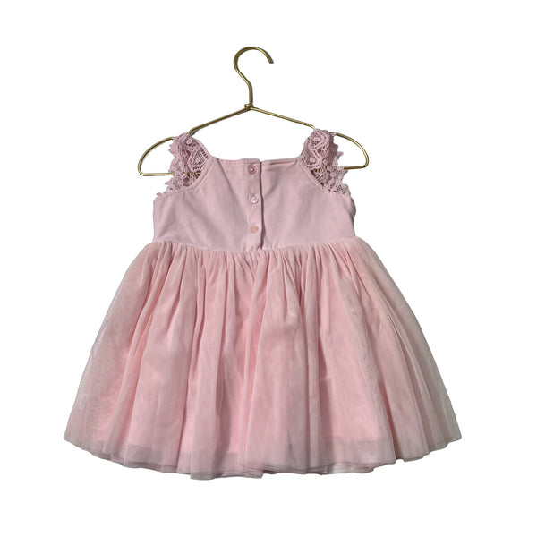 Sprout Pink Lace & Tulle Dress with Tags - Size 1 (12 - 18 Mo Estimated) - Bounce Mkt