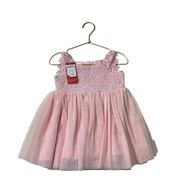 Sprout Pink Lace & Tulle Dress with Tags - Size 1 (12 - 18 Mo Estimated) - Bounce Mkt