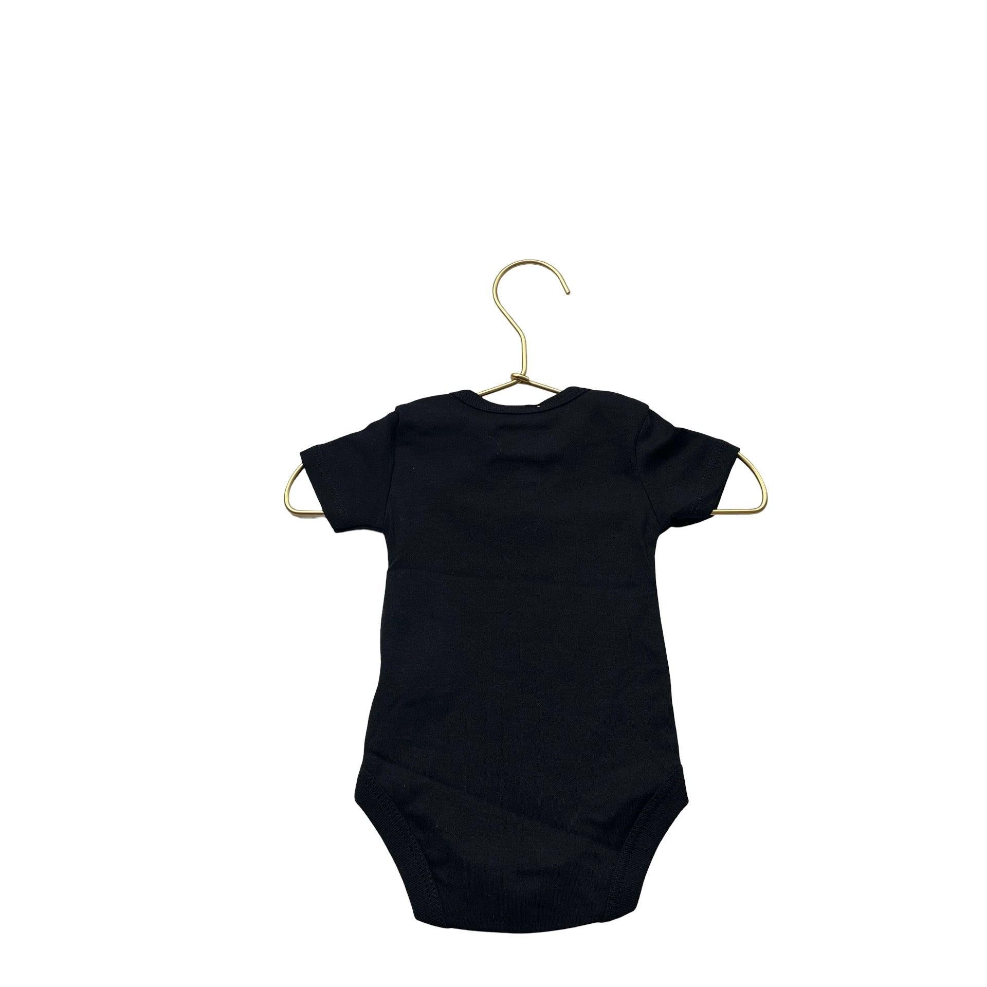Star Wars Black Grogu 'The Force is Strong' One Piece - Size 3 - 6 Months - Bounce Mkt