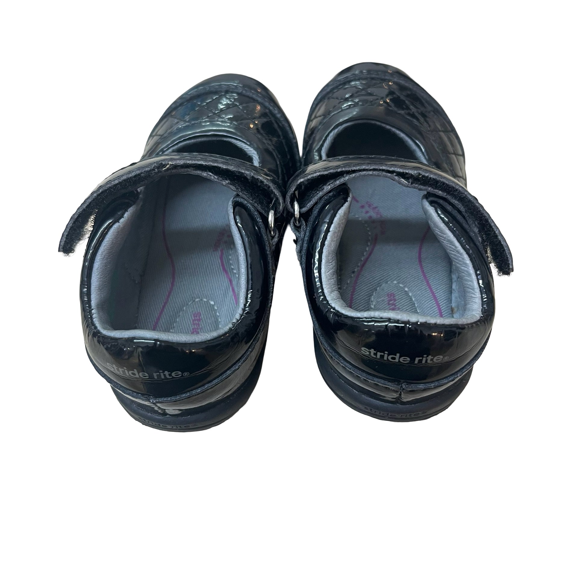 Stride Rite Black Patent Quilted Shoes - Size 6 - Bounce Mkt